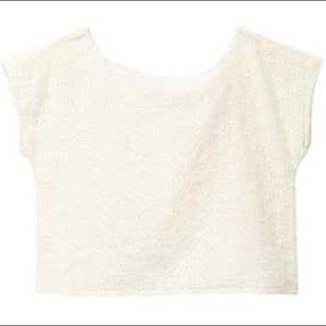 Tea Collection Eyelet Easy Fit Top